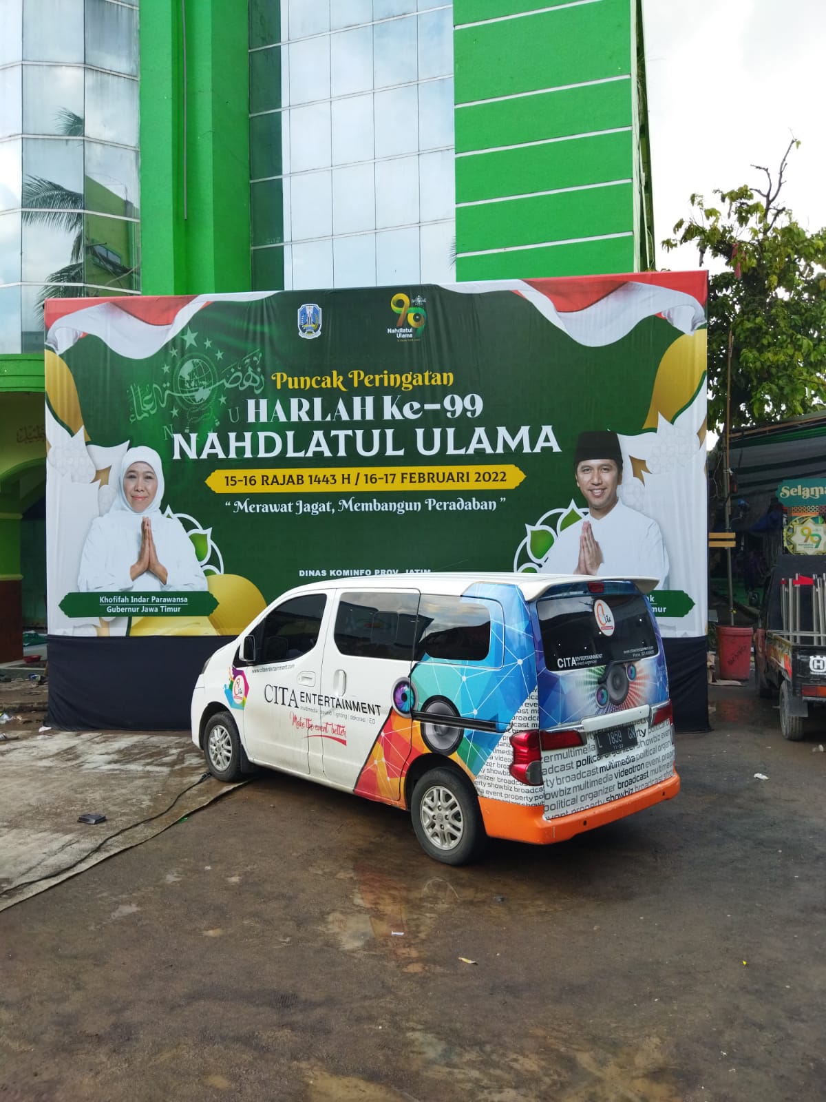 Puncak Peringatan HariLah Ke-99 Nahdlatul Ulama Merawat Jagat, Membangun Peradaban Pondok Pesantren Saichona Kholil Bangkalan Madura, JawaTimur 2022